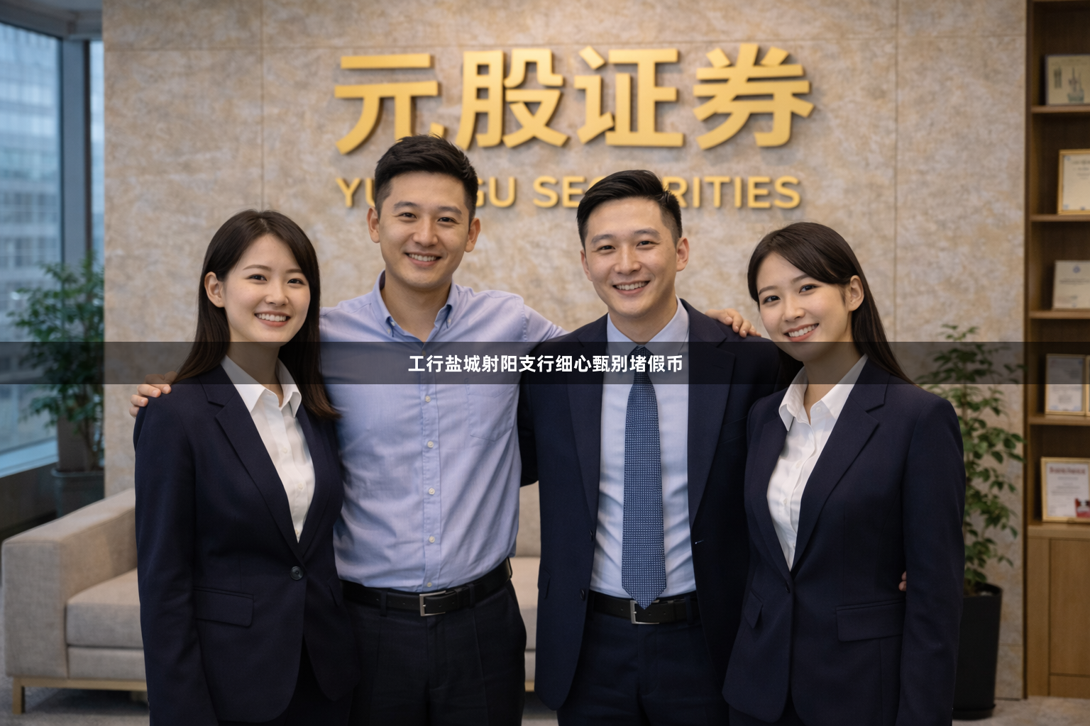工行盐城射阳支行细心甄别堵假币