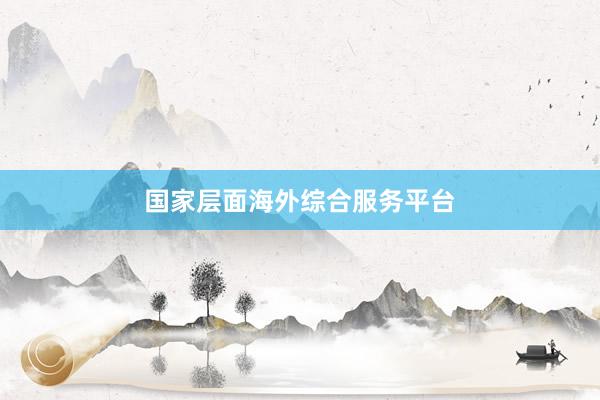 国家层面海外综合服务平台