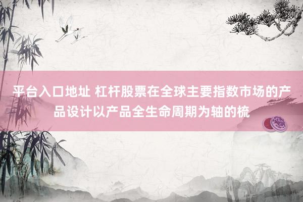 平台入口地址 杠杆股票在全球主要指数市场的产品设计以产品全生命周期为轴的梳